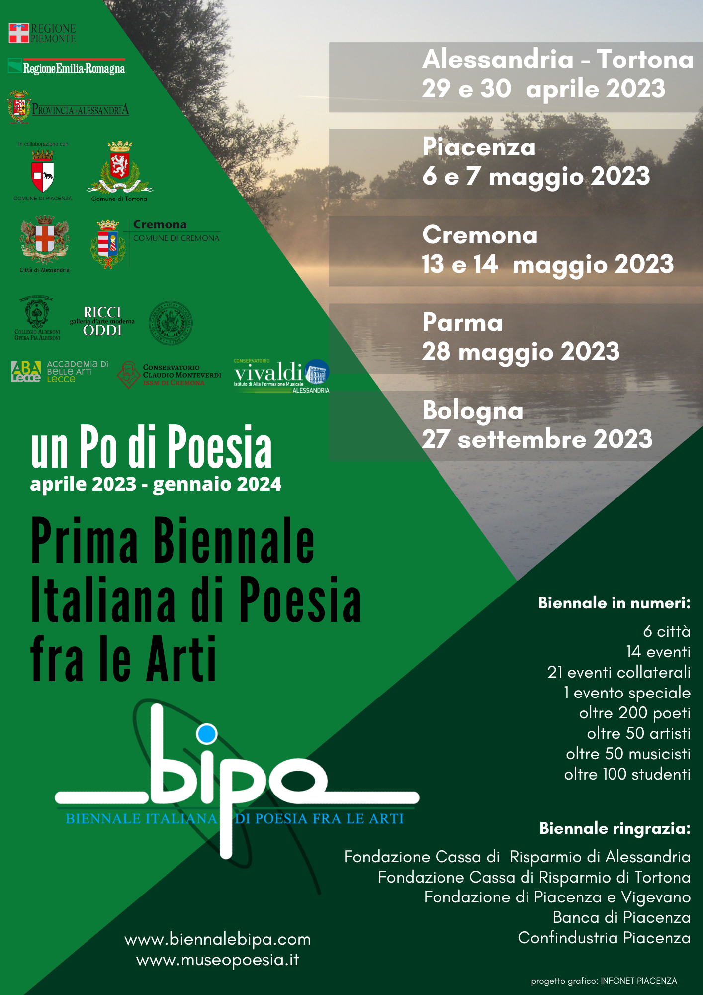 locandina Biennale di Poesia tra le arti 2023